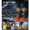 Heated Set Rechargeable - Heated Socks And Hand Warmers For Men - 2 Packs 6000mAh Electric Foot Warmers - Gifts For Camping, Hunting