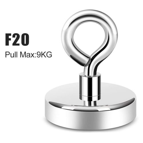 Super Strong Neodymium Fishing Magnets with Countersunk Hole Eyebolt for Salvage Magnetic Fishing Deep Sea Fishing Magnets Holde Super Strong Neodymium Fishing Magnets with Countersunk Hole Eyebolt for Salvage Magnetic Fishing Deep Sea Fishing Magnets Holde